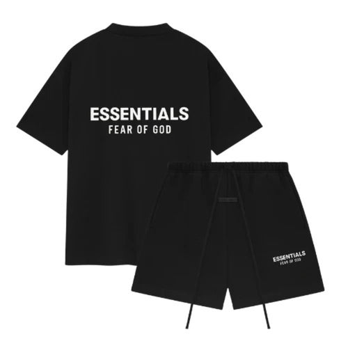 Fear of God Essentials SS25 Jet Black- Letní set
