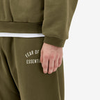 Fear of God Essentials Cuffed Fleece Sweatpants State (FW24) Military