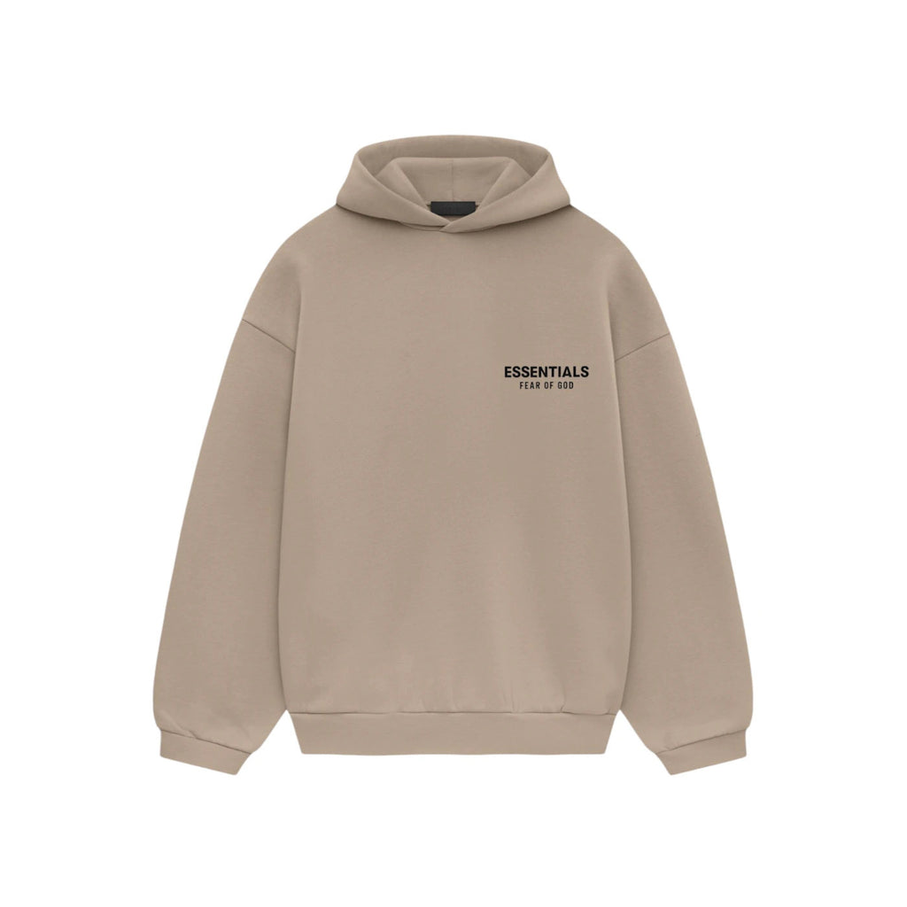 Fear of God Essentials S24 Fleece Hoodie Desert ADONIO