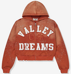 Vale Forever Classico Zip Up Hoodie Orange
