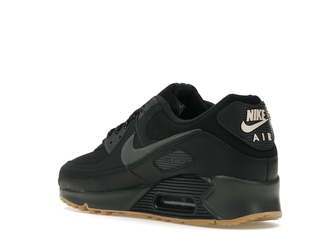Nike Air Max 90 Black Smoke Grey Gum Reflective