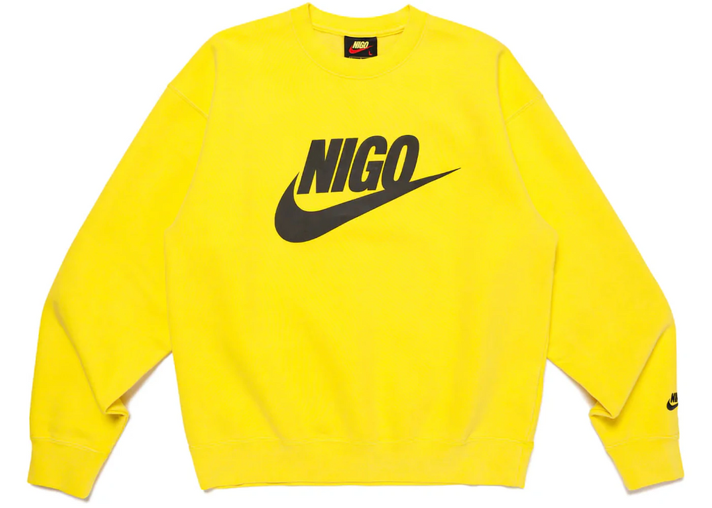 Nike x Nigo NRG flísová mikina žltá
