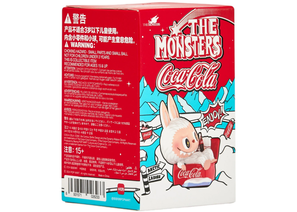 Pop Mart Labubu The Monsters Coca-Cola Series Figúrka Jednotný Blind Box