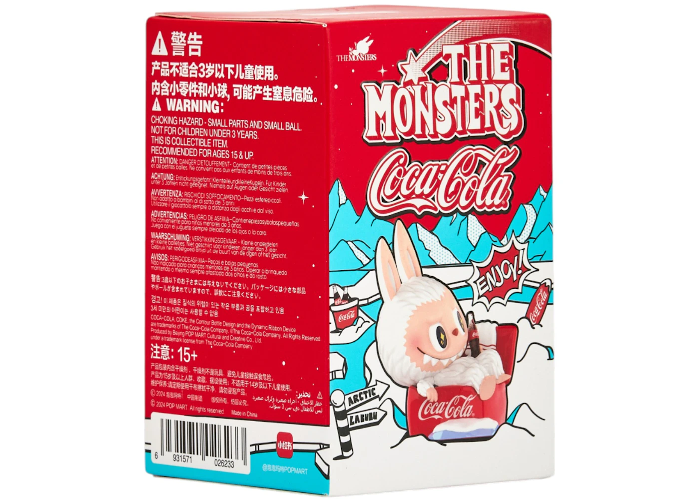 Pop Mart Labubu The Monsters Coca-Cola Series Figúrka Jednotný Blind Box