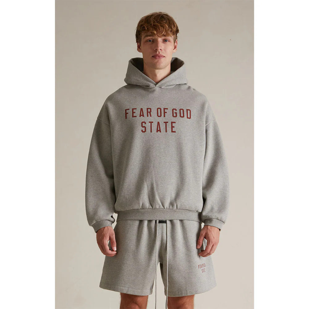 Fear of God Essentials Fleece Hoodie Dark Heather