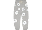 Denim Tears Cotton Wreath Tepláky sivá/biela