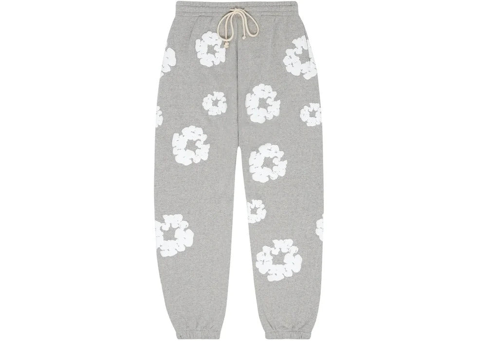 Denim Tears Cotton Wreath Tepláky sivá/biela