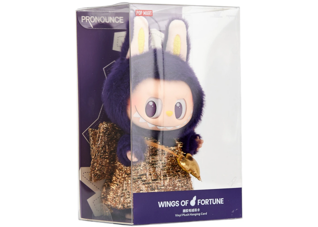 Pop Mart Labubu x Pronounce Wings of Fortune Vinylová plyšová závesná karta