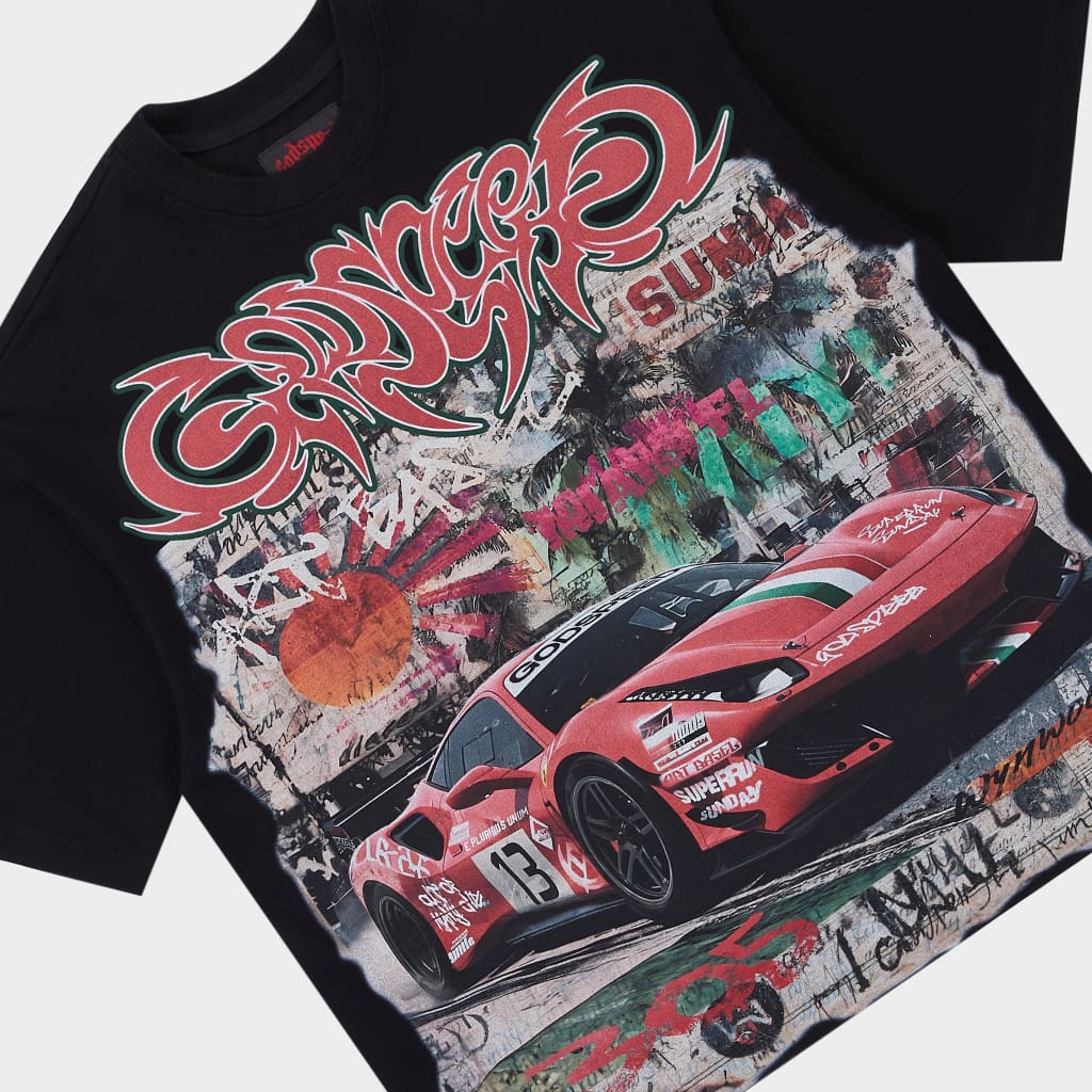 Godspeed 305 Superrun Tee, Black