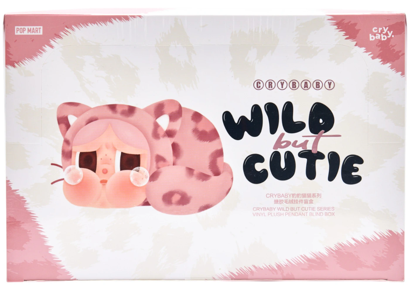 Pop Mart CRYBABY Wild but Cutie Series Vinylový plyšový prívesok Zapečatený box (6 kusov – prekvapenie)