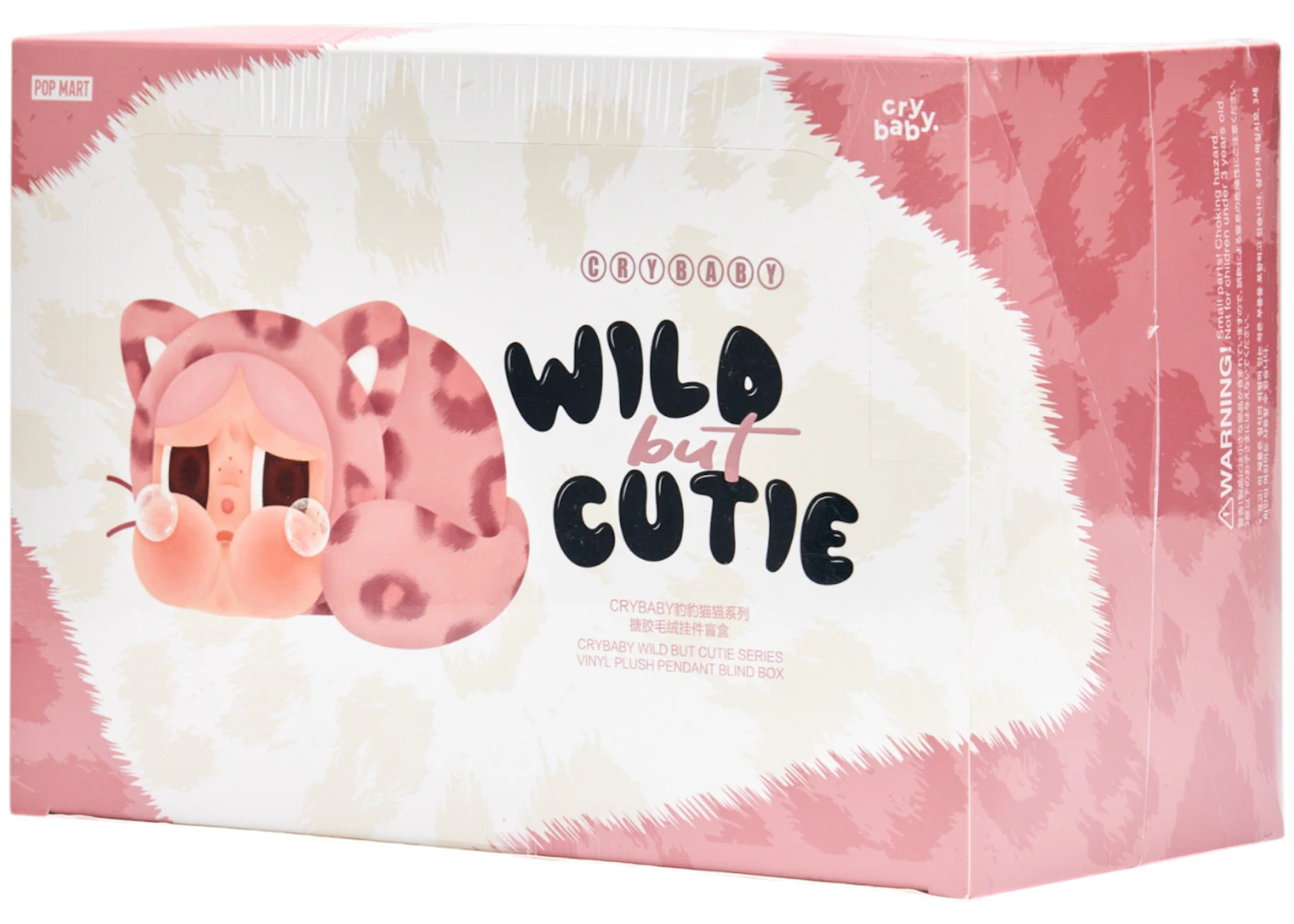 Pop Mart CRYBABY Wild but Cutie Series Vinylový plyšový prívesok Zapečatený box (6 kusov – prekvapenie)