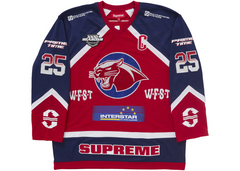 Supreme Rhinestone Hockey dres červený