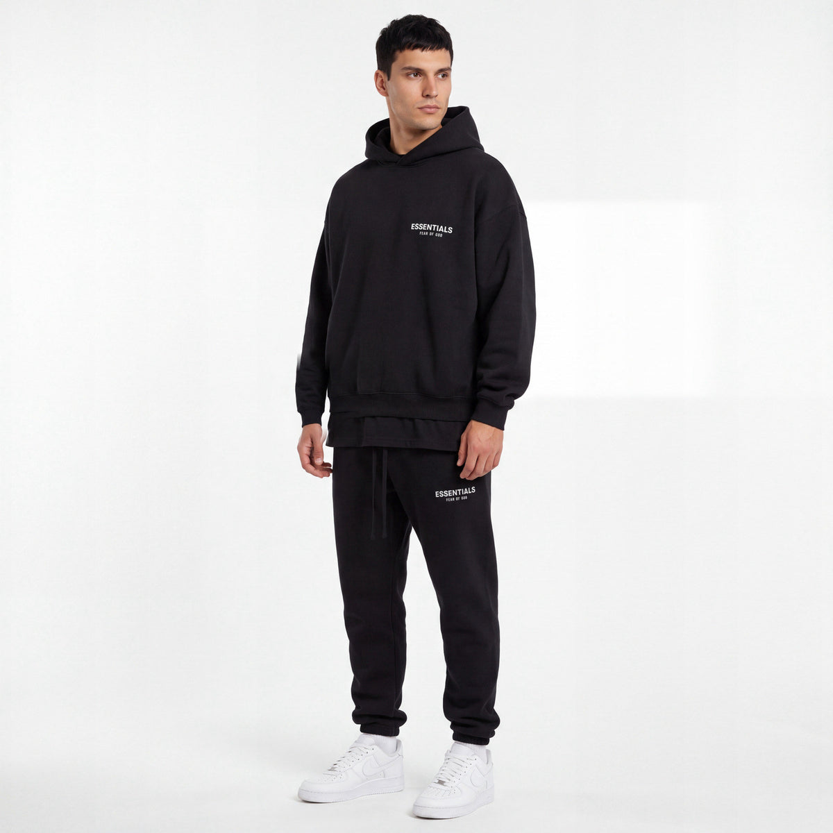 Fear of God Essentials FW24 Black White - Celý set ADONIO