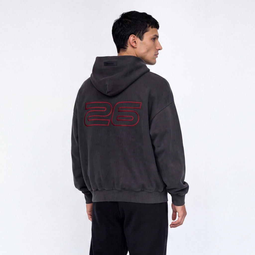Fear of God Essentials 90s Hoodie Iron Grey ADONIO