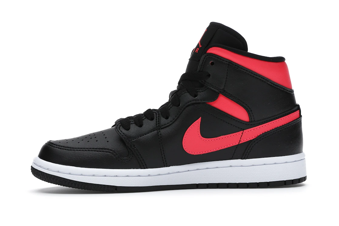 Jordan 1 Mid Black Siren Red (W)