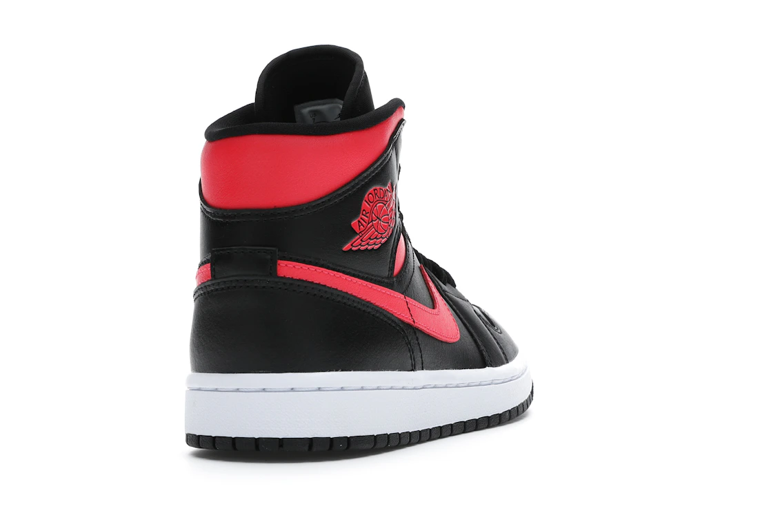 Jordan 1 Mid Black Siren Red (W)
