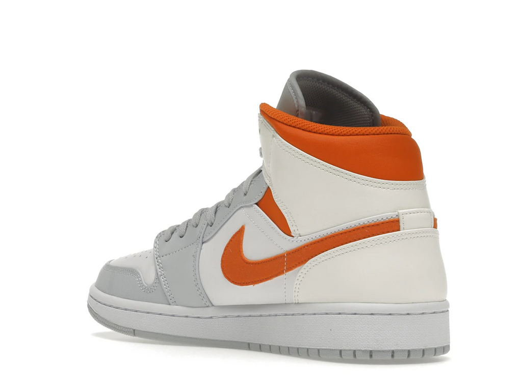 Jordan 1 Mid Starfish Pure Platinum