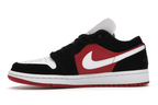 Jordan 1 Low Black White Gym Red (W)
