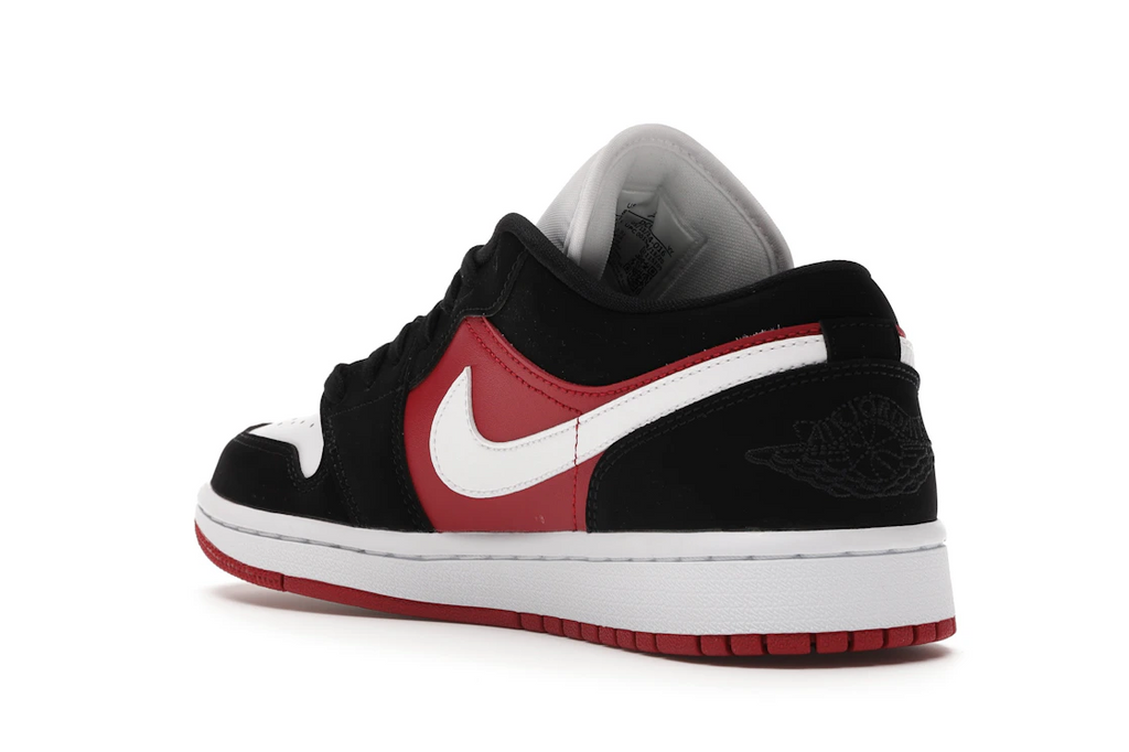 Jordan 1 Low Black White Gym Red (W)