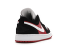 Jordan 1 Low Black White Gym Red (W)