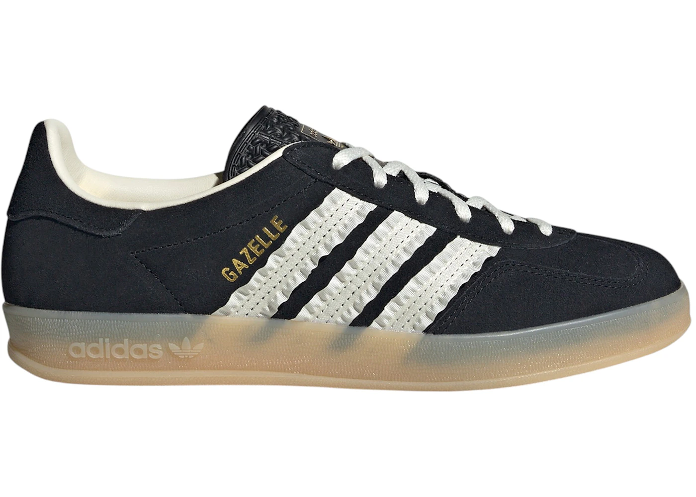 adidas Gazelle Indoor Core Black Cream White Gum (W)