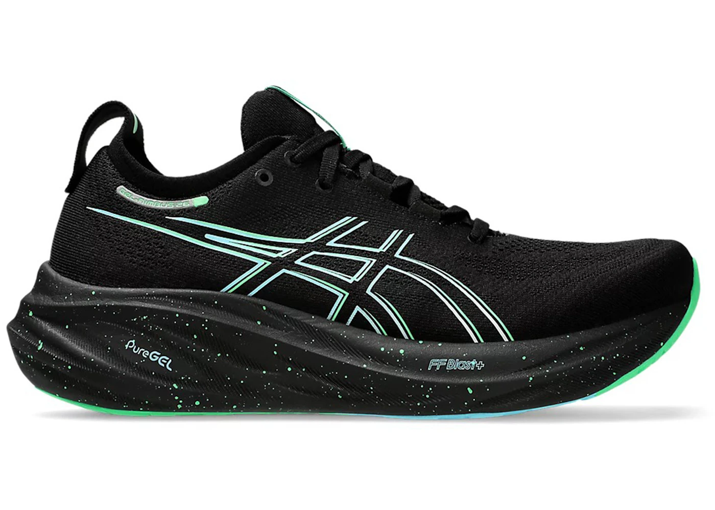ASICS Gel-Nimbus 26 Black Soothing Sea