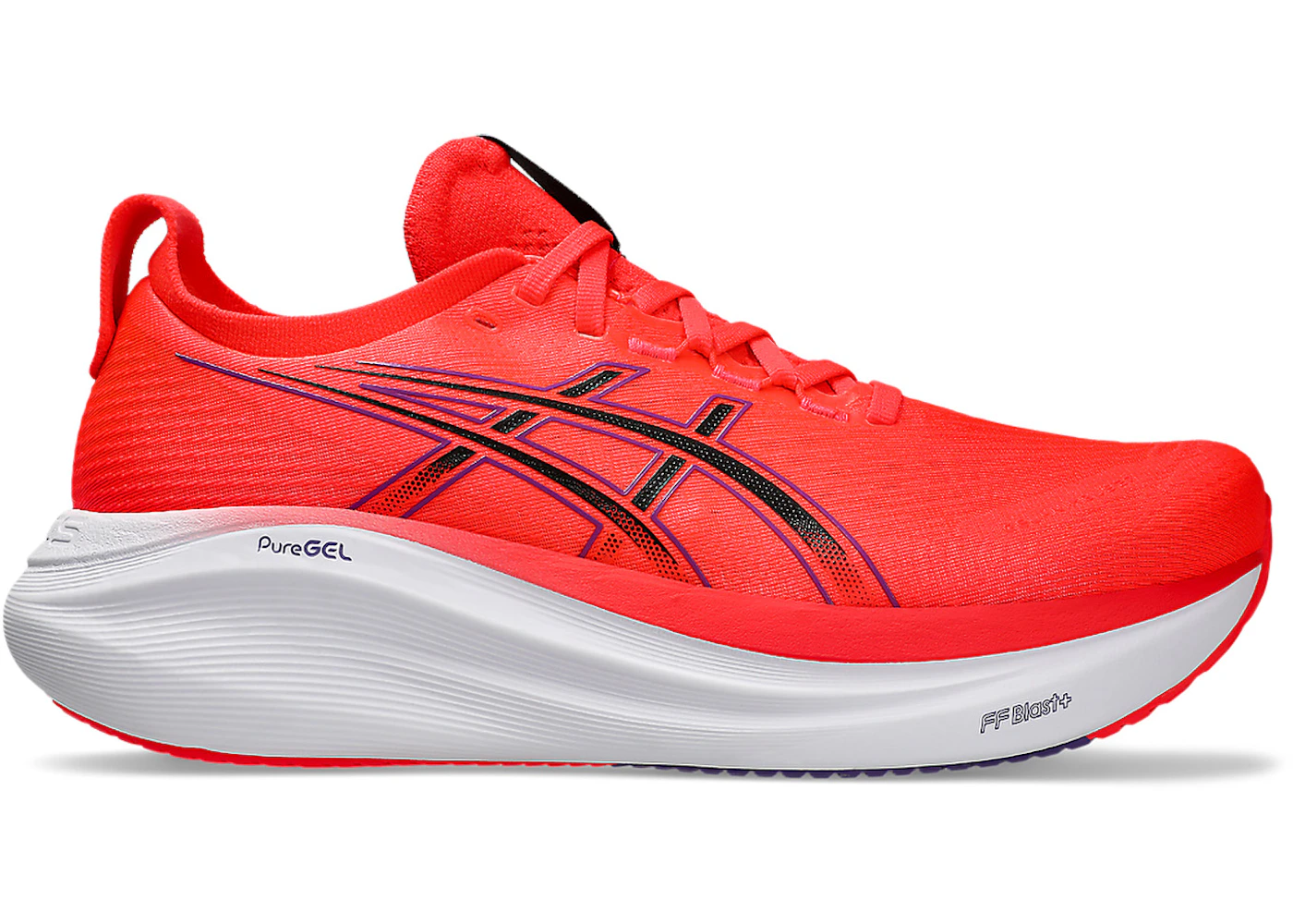ASICS Gel-Nimbus 27 Flash Red Black