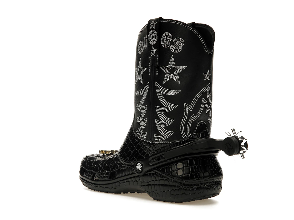Crocs Classic Cowboy Boot Black