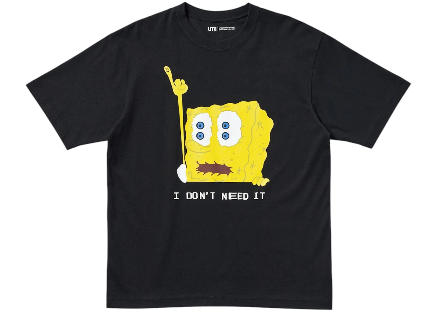 Uniqlo x CPFM Spongebob Squarepants UT Grafické tričko čierne