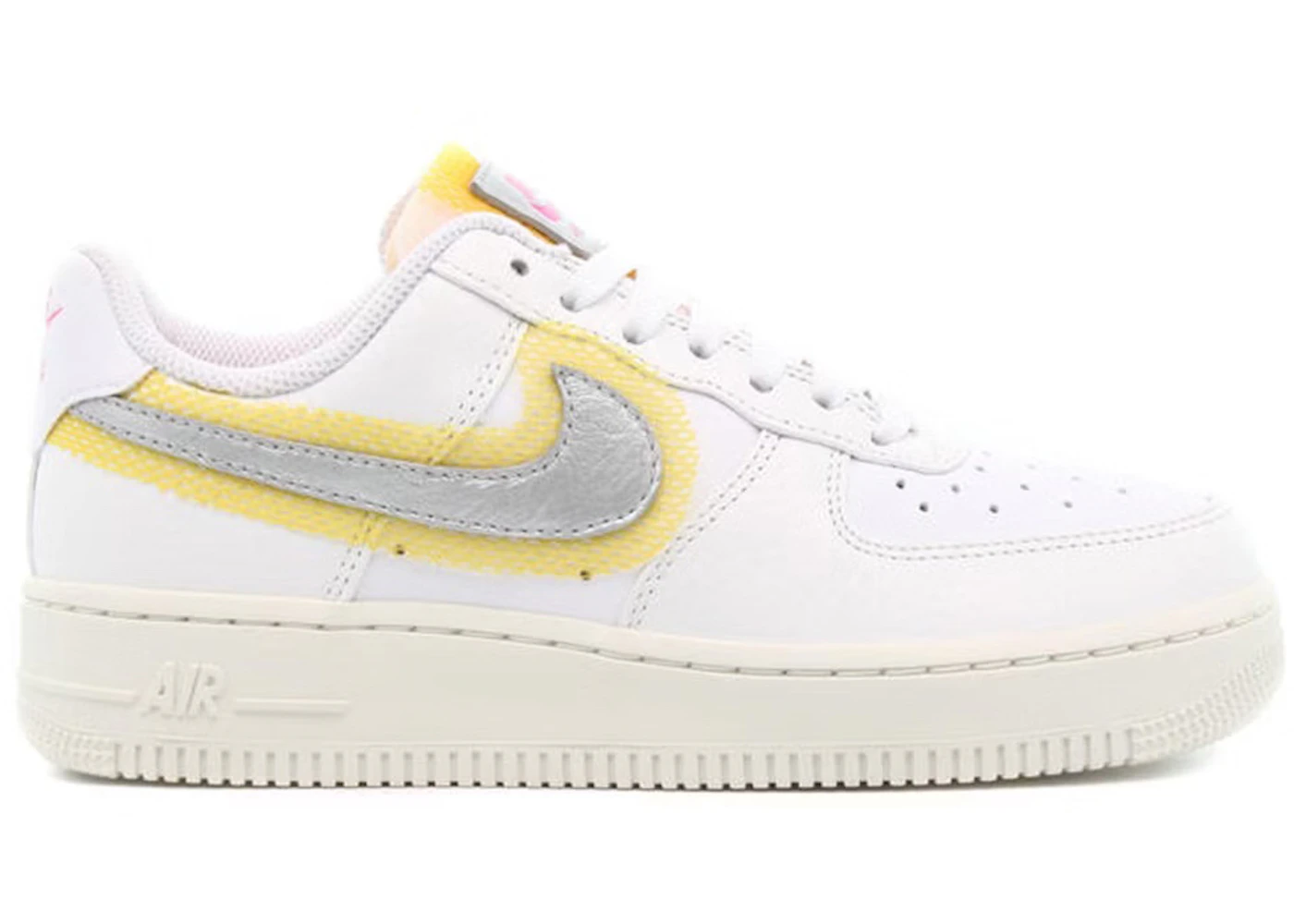 Nike Air Force 1 Low '07 LX White Metallic Silver Gold (W)