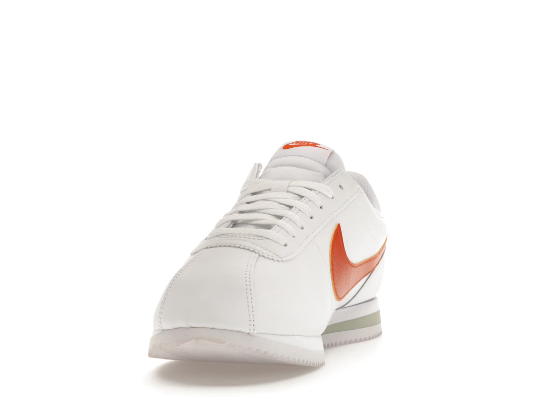 Nike Cortez White Campfire Orange