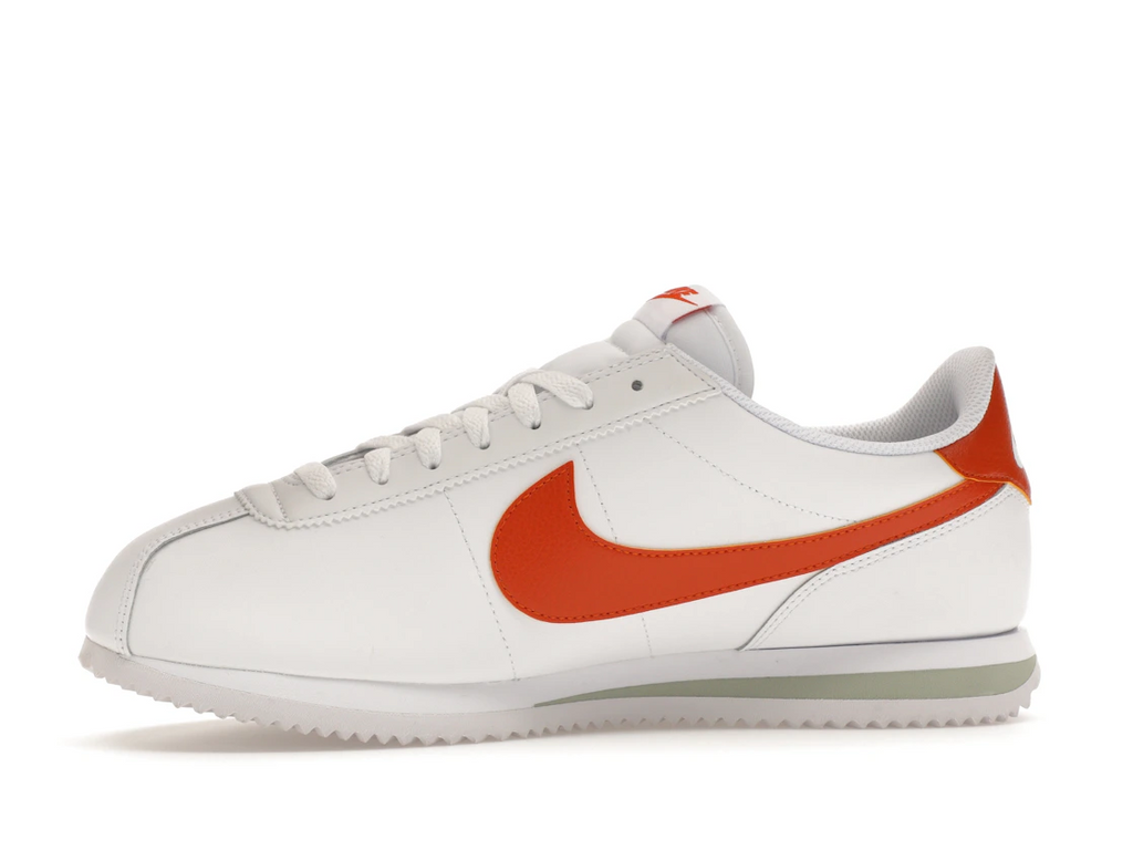 Nike Cortez White Campfire Orange