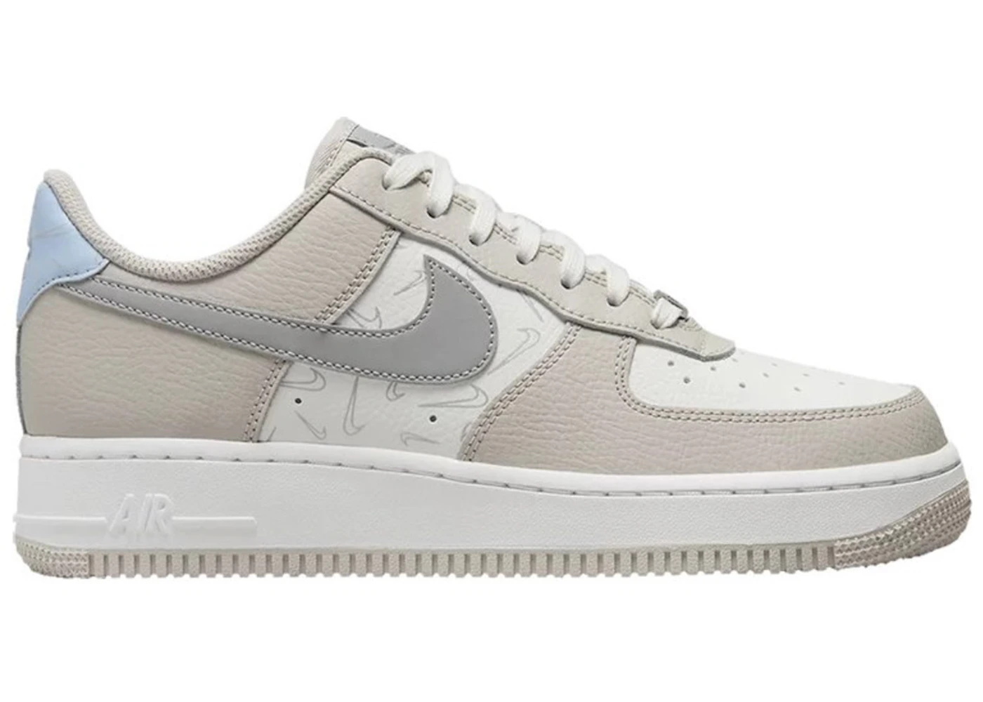 Nike Air Force 1 Low '07 Reflective Mini Swoosh Grey (W)