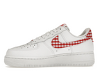 Nike Air Force 1 Low '07 Essential White Mystic Red Gingham (W)