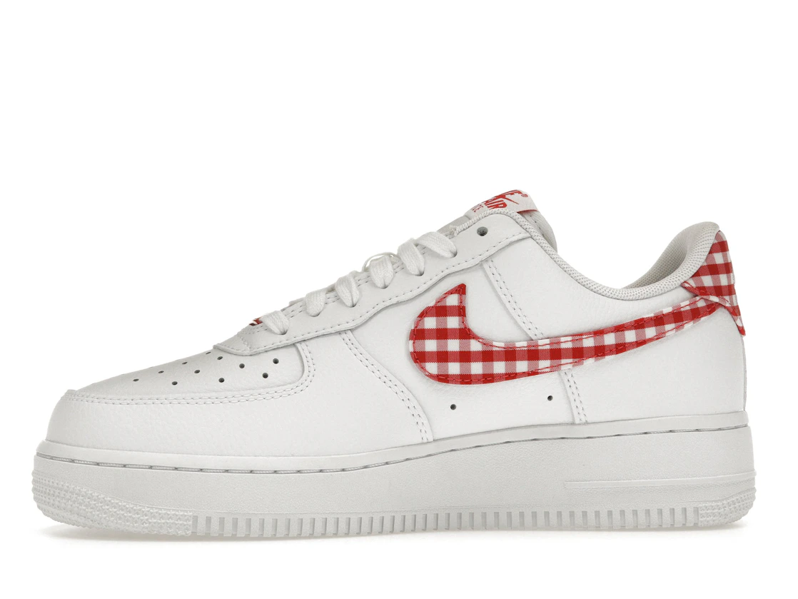 Nike Air Force 1 Low '07 Essential White Mystic Red Gingham (W)