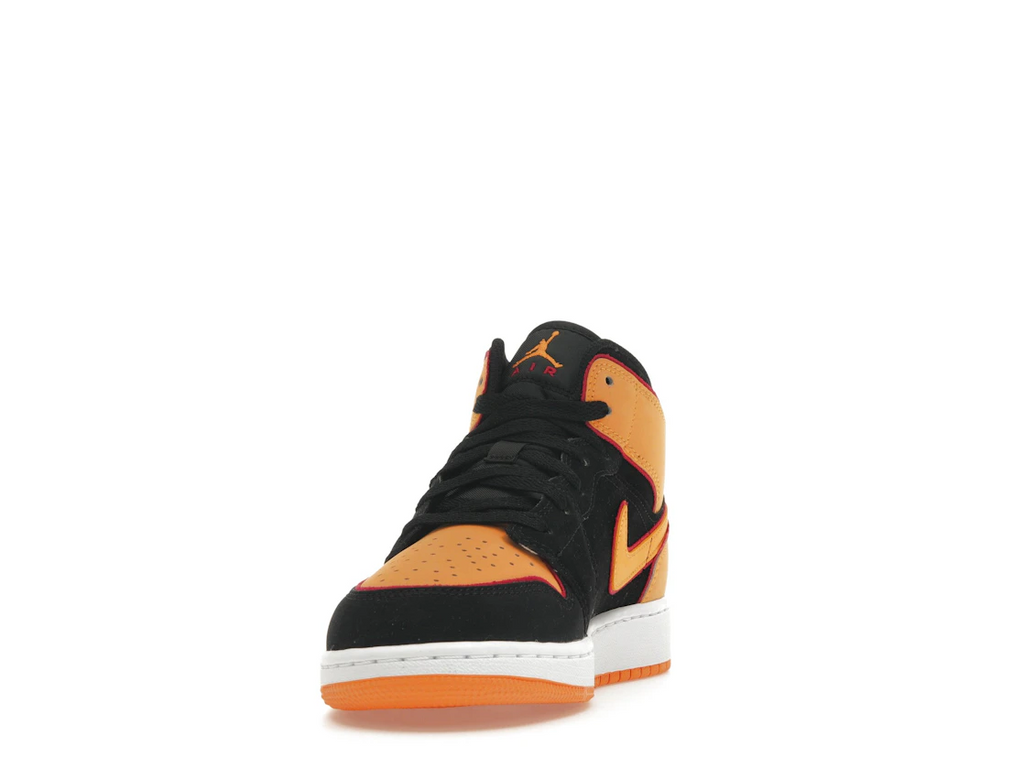 tenisky a boty Jordan 1 Mid SE Black Vivid Orange (GS) FJ4924-008 ADONIO
