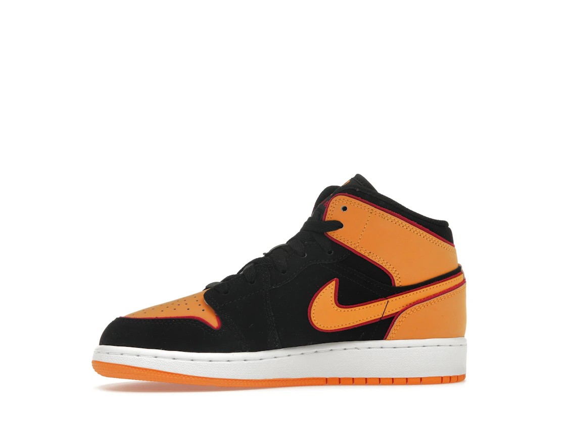 tenisky a boty Jordan 1 Mid SE Black Vivid Orange (GS) FJ4924-008 ADONIO