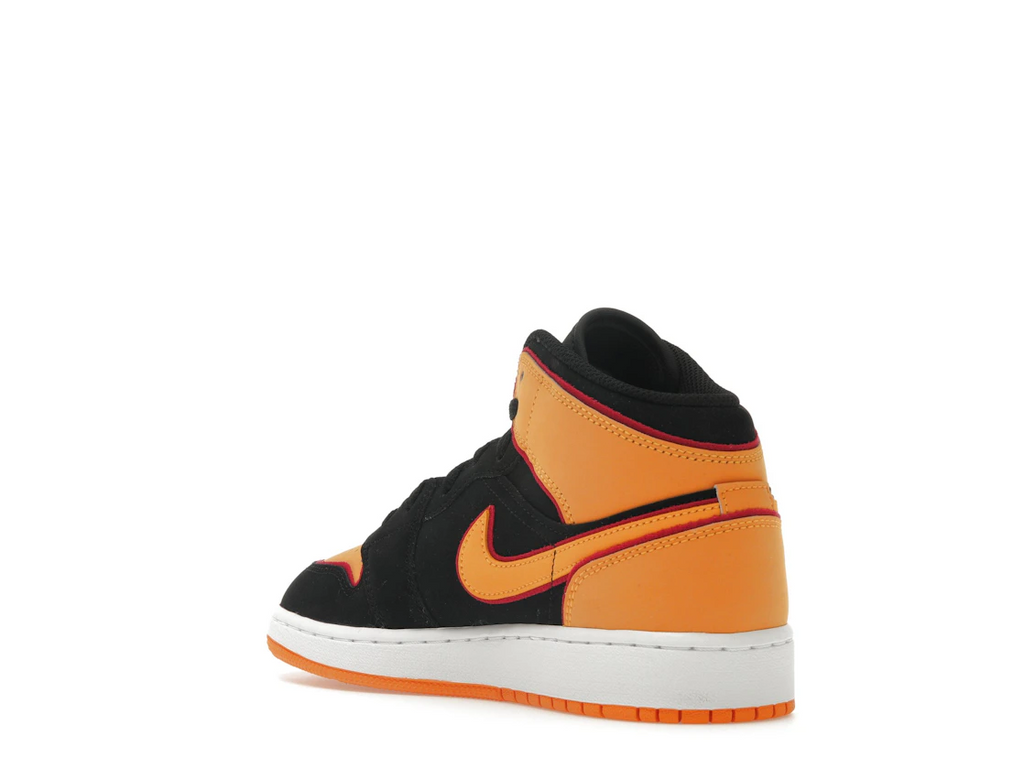 tenisky a boty Jordan 1 Mid SE Black Vivid Orange (GS) FJ4924-008 ADONIO
