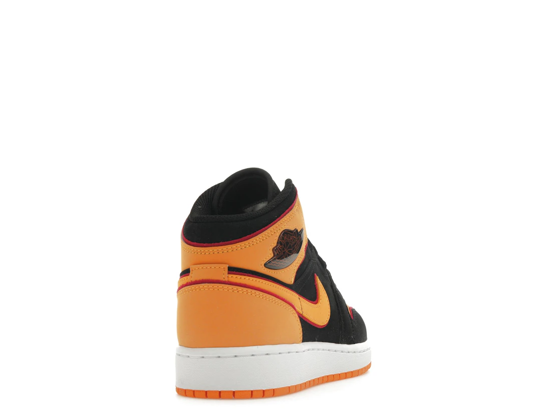 tenisky a boty Jordan 1 Mid SE Black Vivid Orange (GS) FJ4924-008 ADONIO
