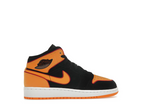 tenisky a boty Jordan 1 Mid SE Black Vivid Orange (GS) FJ4924-008 ADONIO