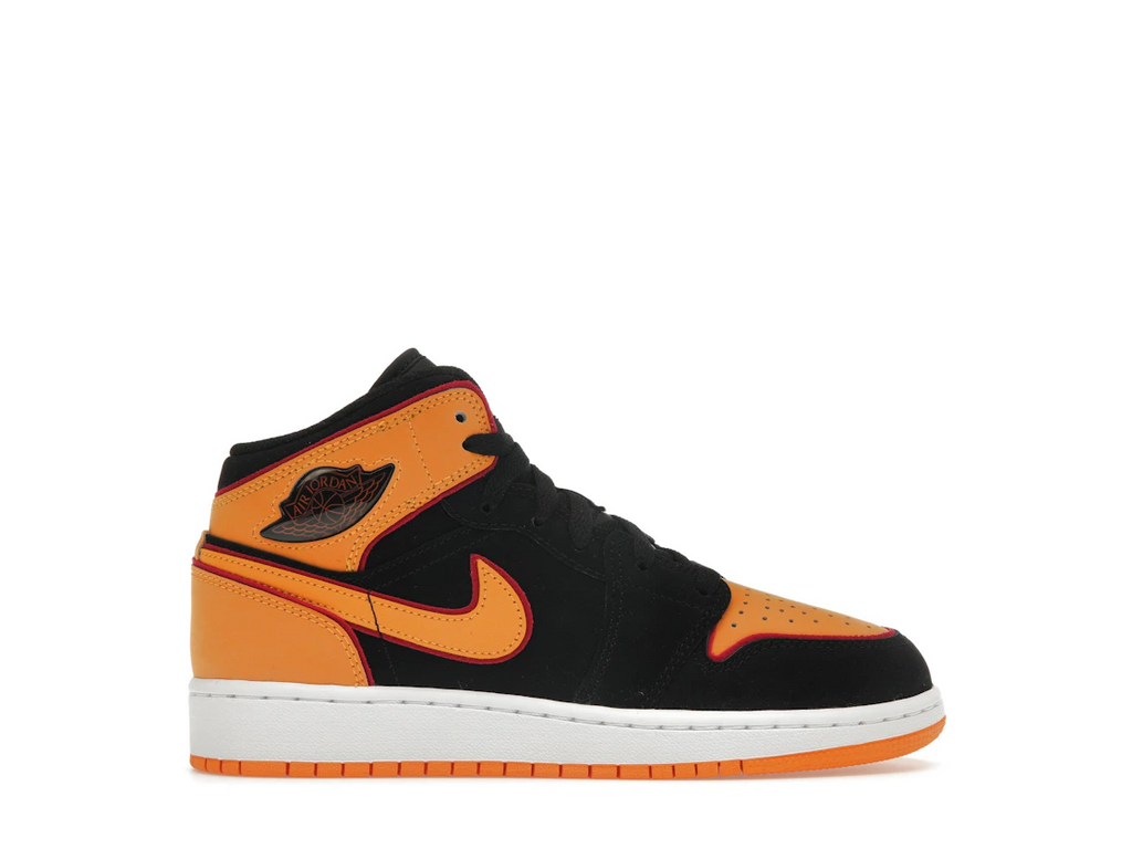 tenisky a boty Jordan 1 Mid SE Black Vivid Orange (GS) FJ4924-008 ADONIO