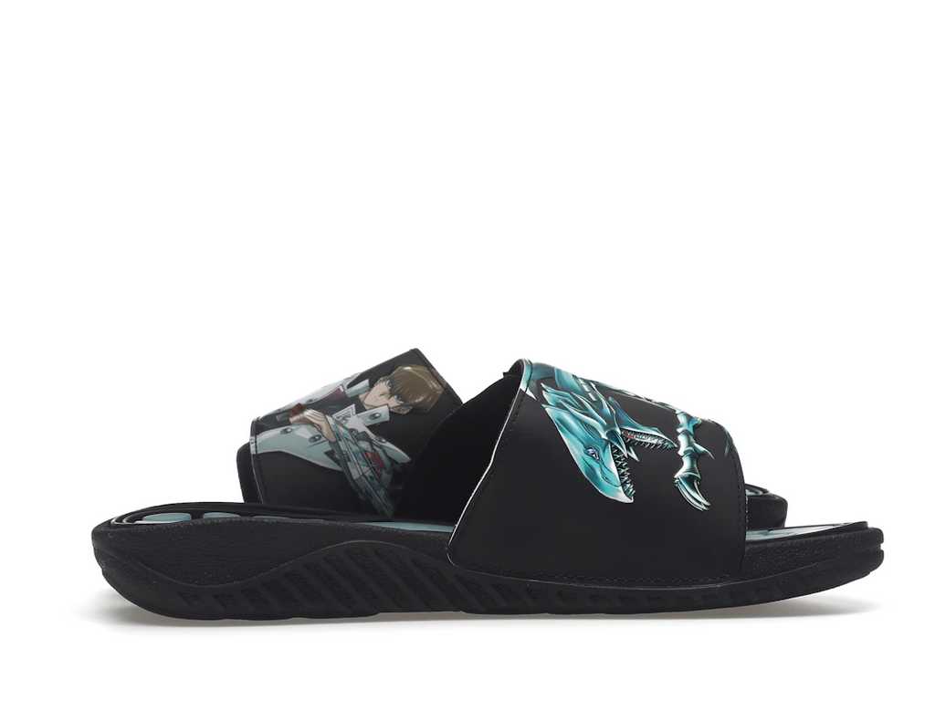 adidas Reptossage Hook-And-Loop šľapky Yu-Gi-Oh! Modrooký biely drak