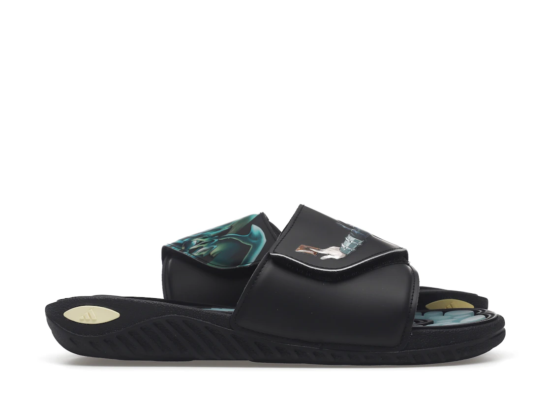 adidas Reptossage Hook-And-Loop šľapky Yu-Gi-Oh! Modrooký biely drak