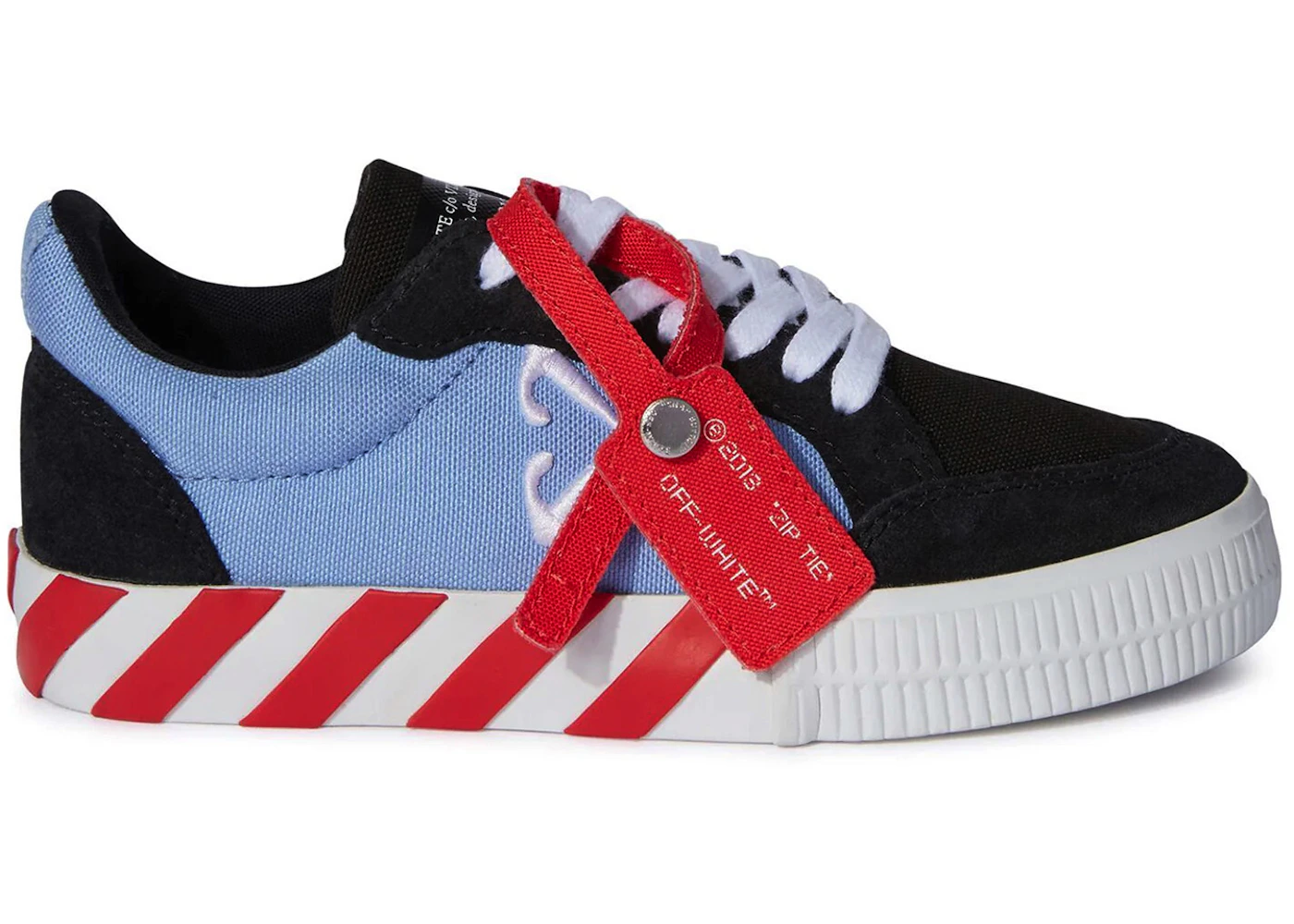 OFF-WHITE Vulc Low Black Light Blue (detské)
