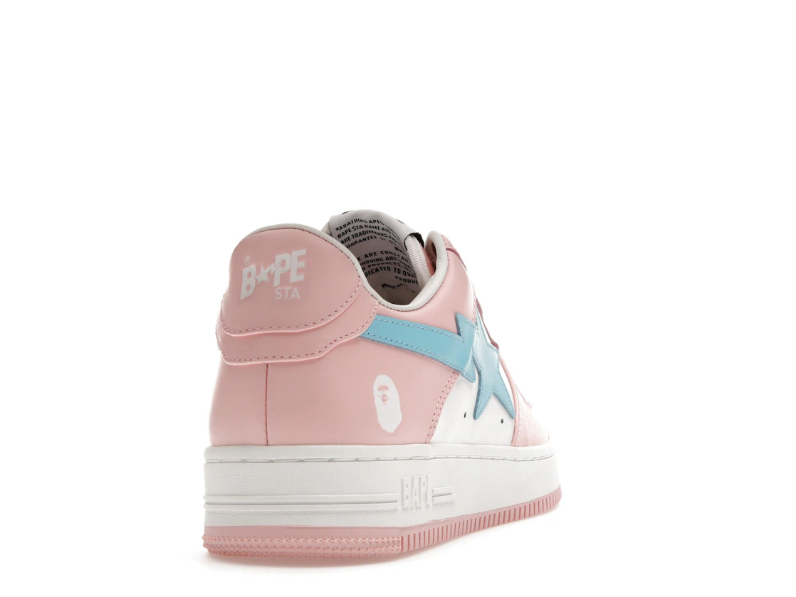 A Bathing Ape Bape Sta Pastel Pink