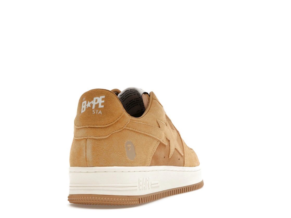 A Bathing Ape Bape Sta Béžový semiš