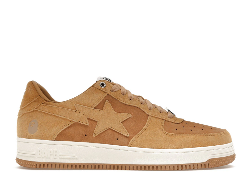 A Bathing Ape Bape Sta Béžový semiš