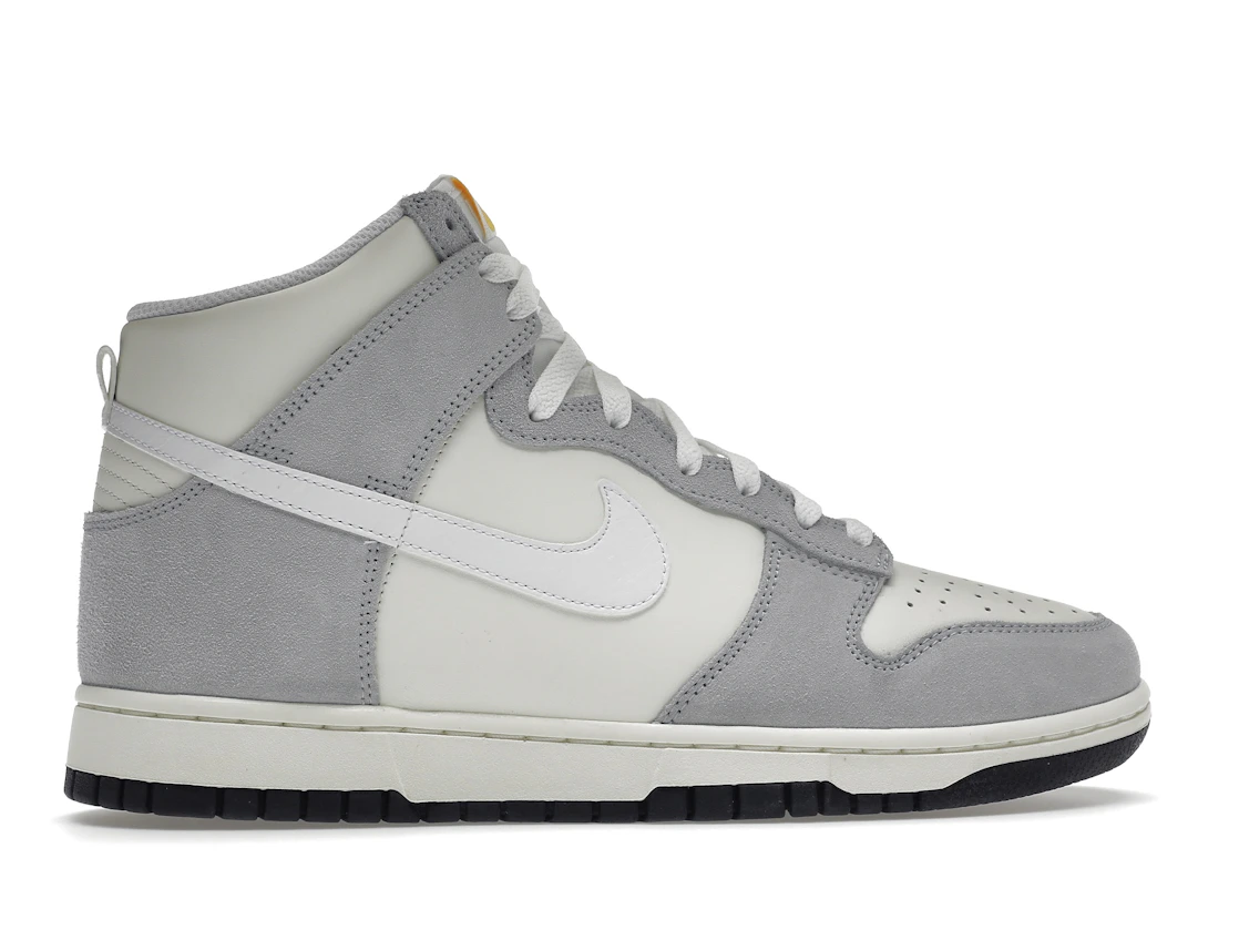 Nike Dunk High Retro Sail Pure Platinum Black White