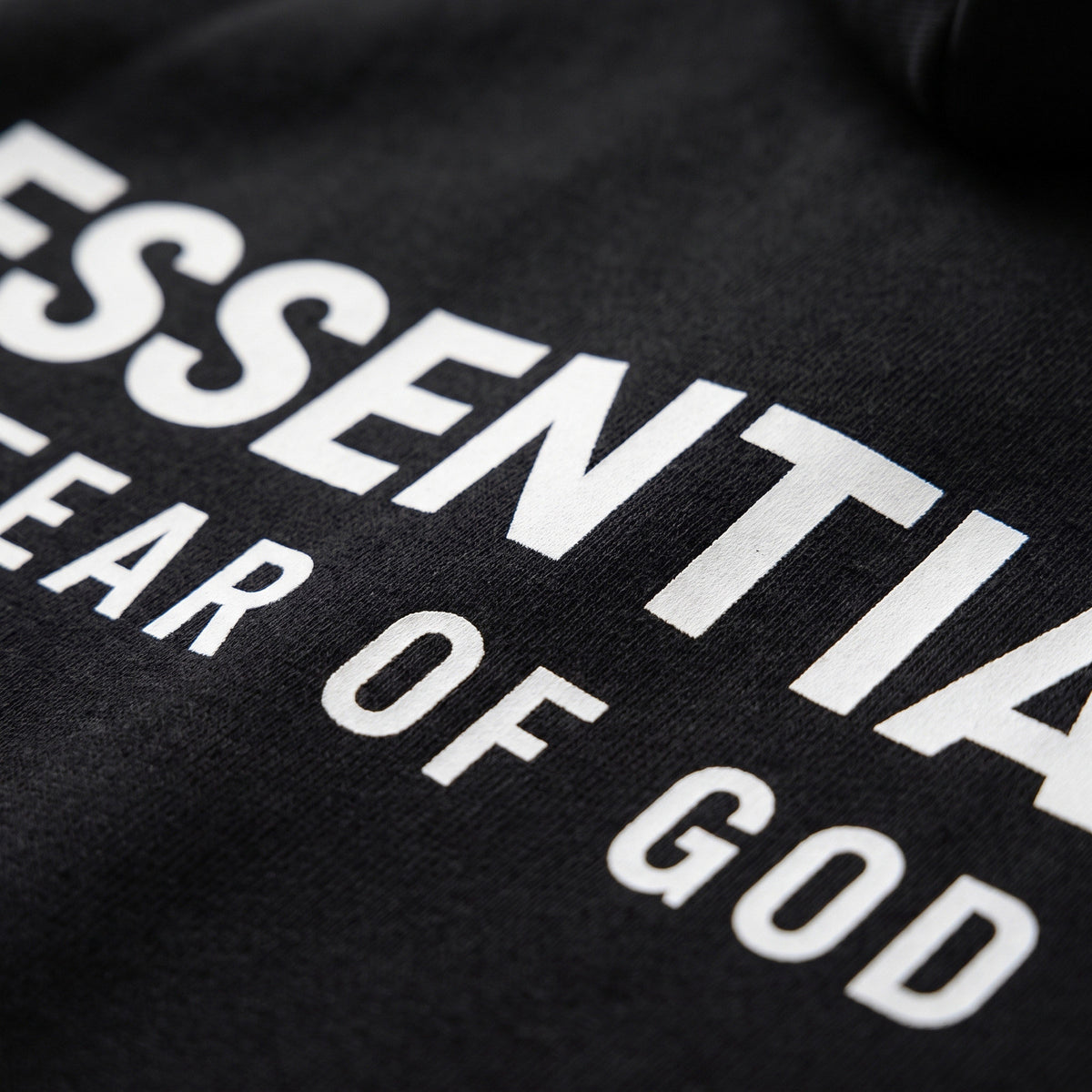 Fear of God Essentials S24 Fleece Hoodie Black 192HO246250F ADONIO
