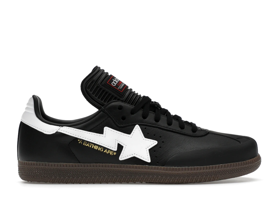 adidas Samba Bape Black White Gum